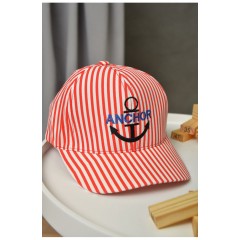 Кепка дитяча для хлопчика червоного кольору 155825L