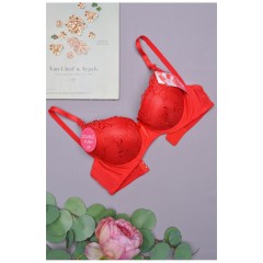 Бюстгалтер женский красного цвета чашка B 157836L