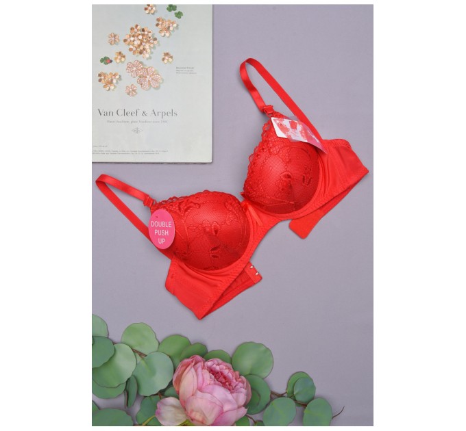 Бюстгалтер жіночий червоного кольору чашка B 157836L