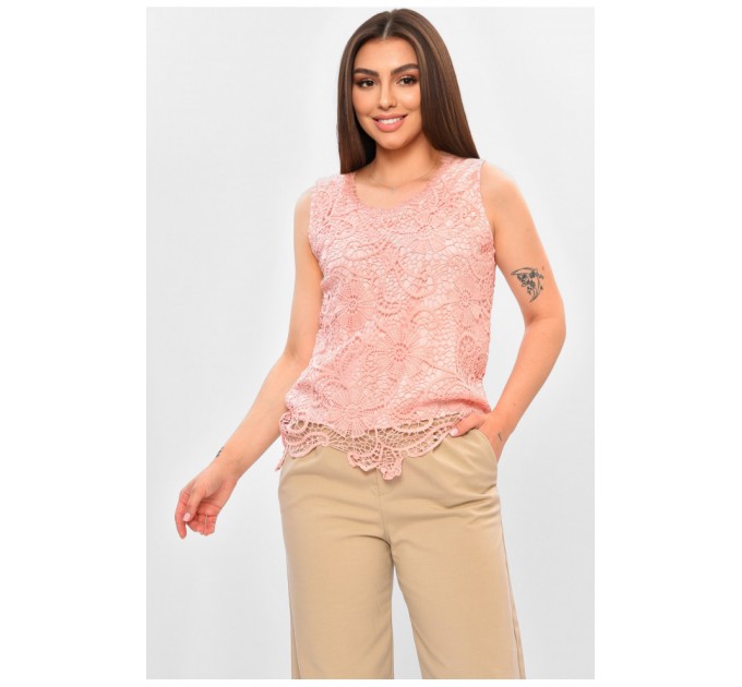Майка жіноча пудрового кольору 159856L