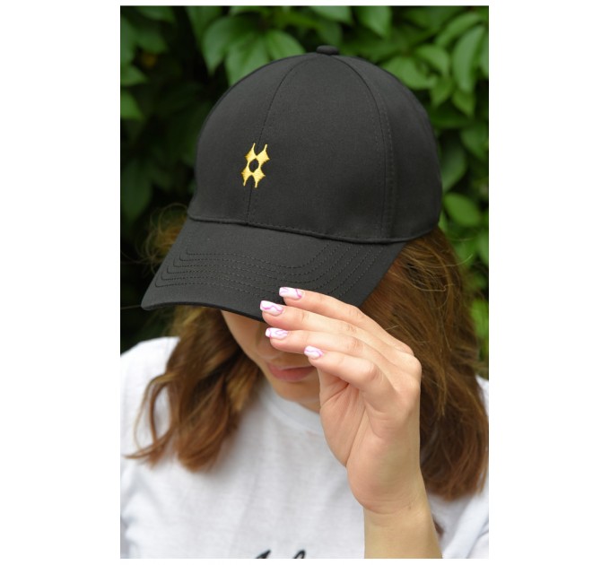 Кепка жіноча чорного кольору 159860L