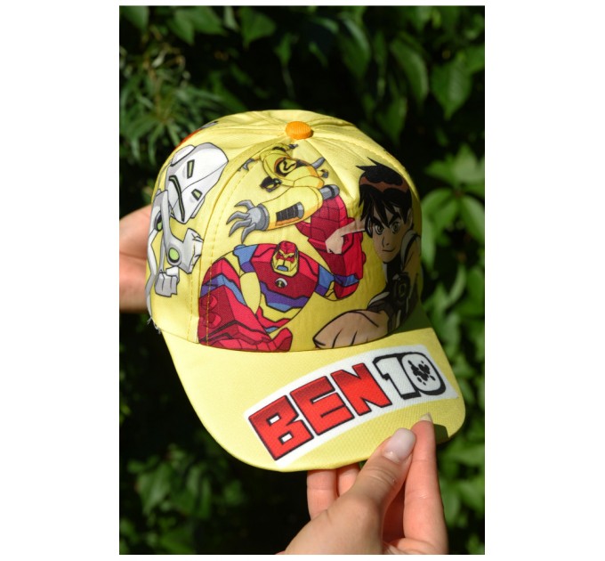 Кепка детская для мальчика желтого цвета 161214L