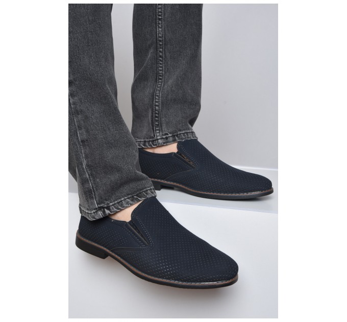 Туфли мужские темно-синего цвета 162025L