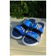 Шльопанці чоловічі темно-синього кольору з синьою смужкою 164156L Шльопанці чоловічі темно-синього кольору з синьою смужкою 164156L
