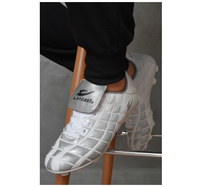 Бутсы мужские белого цвета 165936L