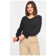 Блузка жіноча чорного кольору 169042L Блузка жіноча чорного кольору 169042L