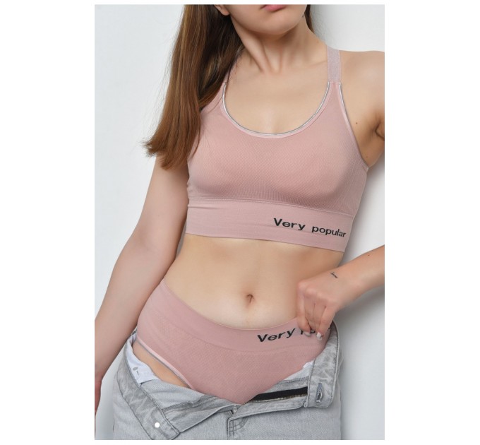 Комплект женский розового цвета чашка В 169446L