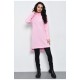 Туніка жіноча на флісі пудрового кольору 170561L