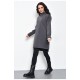 Женская туника на флисе графитового цвета 170566L