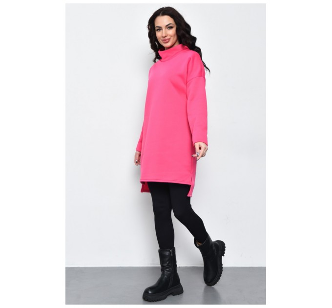 Туніка жіноча на флісі рожевого кольору 170570L