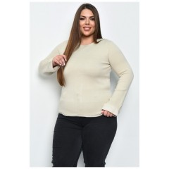 Свитер женский бежевого цвета 170580L