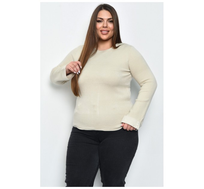 Светр жіночий бежевого кольору 170580L