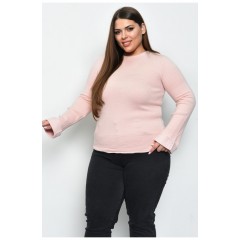 Свитер женский коричневого цвета 170583L