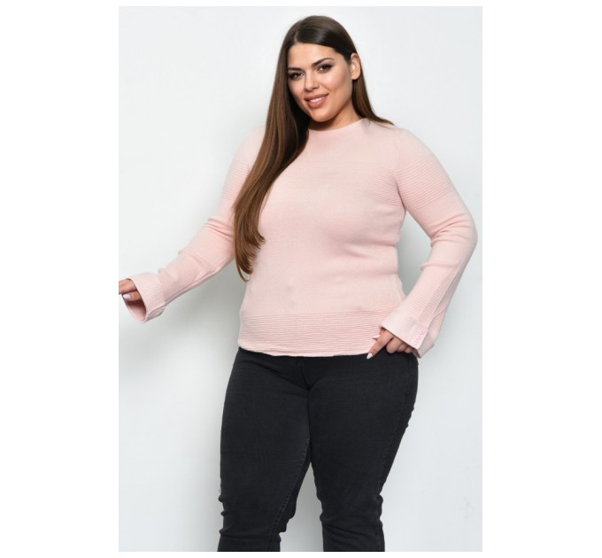 Свитер женский коричневого цвета 170583L