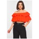 Блуза-топ  жіноча червоного кольору 170806L