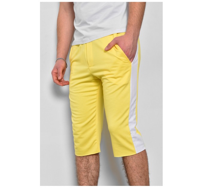 Мужские шорты желтого цвета 172001L