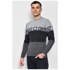 Светр чоловічий світло-сірого кольору 172544L