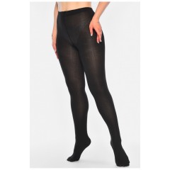 Колготы женские на флисе черного цвета 172635L