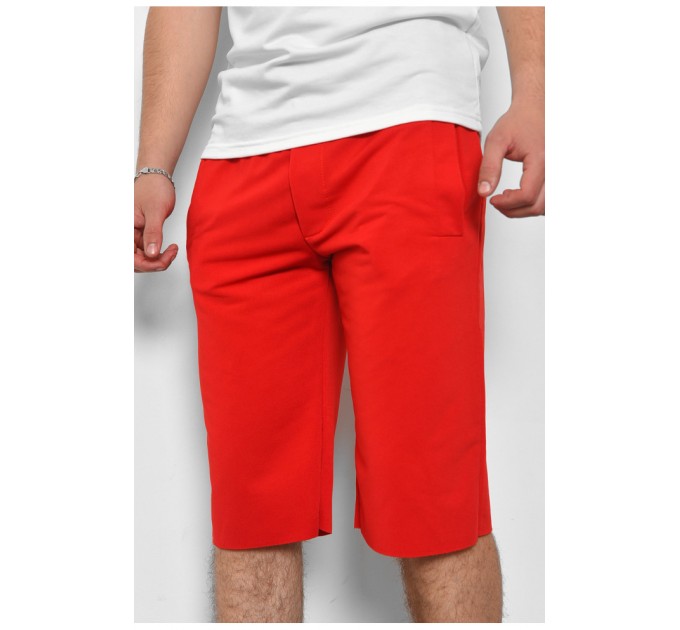 Шорти чоловічі червоного кольору 173106L