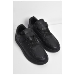 Кросівки дитячі чорного кольору на ліпучках 174428L