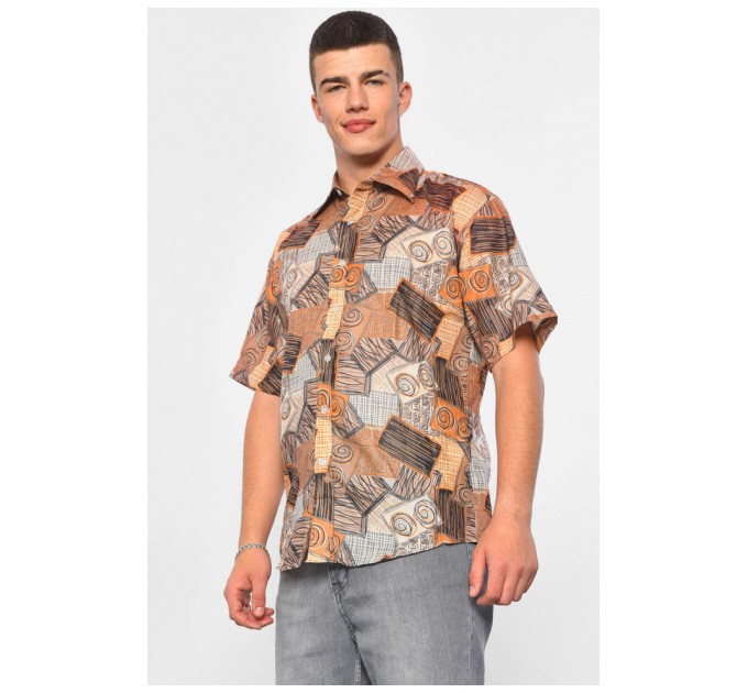 Сорочка чоловіча жовтого кольору 175427L