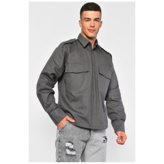 Рубашка мужская серого цвета 175766L