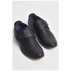 Детские туфли для мальчика темно-синего цвета 176097L