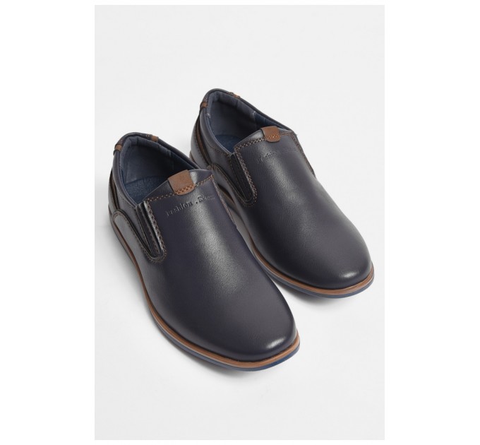 Туфлі дитячі для хлопчика темно-синього кольору 176100L