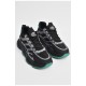 Кросівки чоловічі чорного кольору на шнурівці 177200L