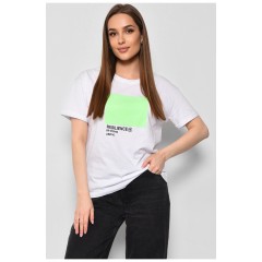 Футболка жіноча білого кольору 177228L