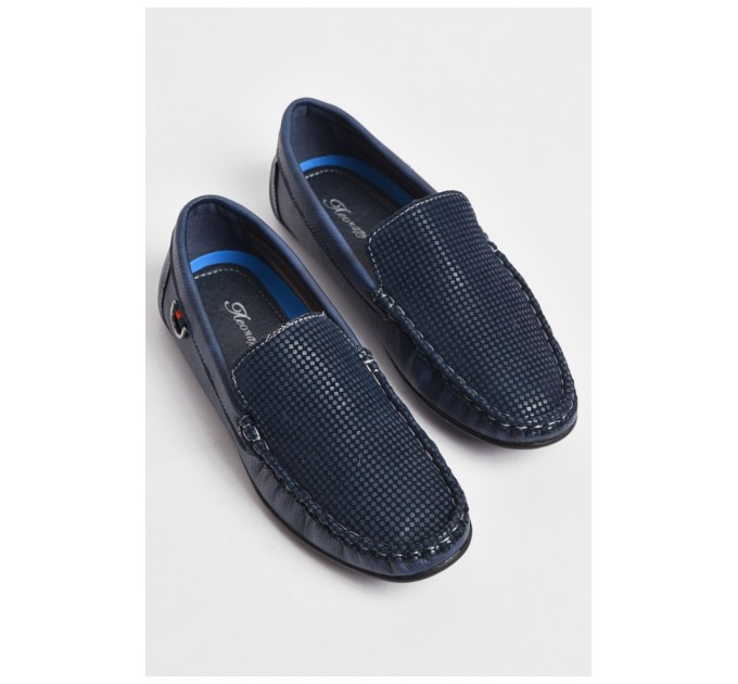 Туфлі дитячі для хлопчика синього кольору 177593L