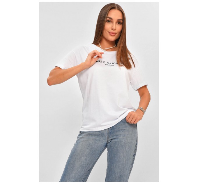 Футболка жіноча білого кольору 178430L