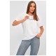 Футболка жіноча білого кольору 178430L Футболка жіноча білого кольору 178430L