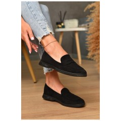 Туфлі-лофери жіночі чорного кольору 178676L