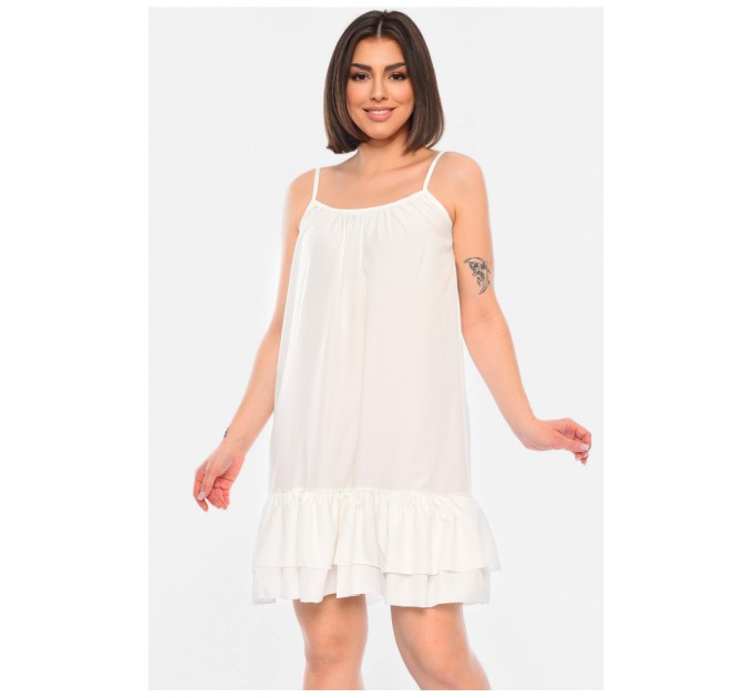 Сарафан жіночий білого кольору 179004L
