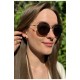 Окуляри жіночі золотистого кольору 179386L Окуляри жіночі золотистого кольору 179386L