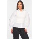 Майка жіноча з ангори білого кольору 179729L