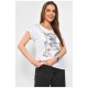 Футболка жіноча білого кольору 179763L