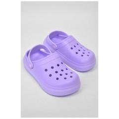 Крокси дитячі для дівчинки бузкового кольору 179837L