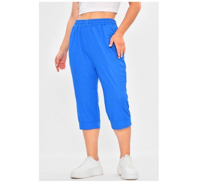 Бриджі жіночі батальні блакитного кольору 179870L