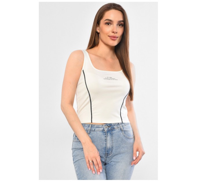 Майка жіноча молочного кольору 181117L