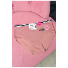 Труси жіночі напівбатальні кольору мокко 181286L