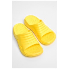 Шльопанці дитячі для дівчинки піна жовтого кольору 181301L