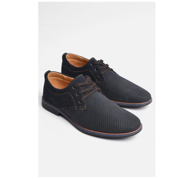 Туфли мужские темно-синего цвета 181641L