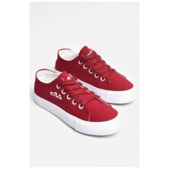 Кеди дитячі бордового кольору текстиль 181840L