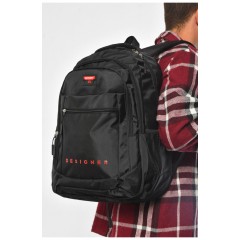 Рюкзак чоловічий спортивний чорного кольору 182214L