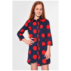 Платье детское для девочки темно-синего цвета 182531L
