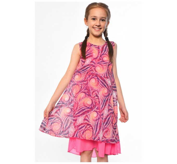 Платье детское для девочки розового цвета 182538L