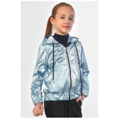 Ветровка детская для девочки голубого цвета 182912L