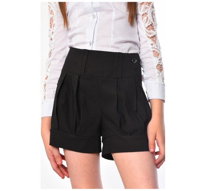 Шорти дитячі для дівчинки чорного кольору 183039L